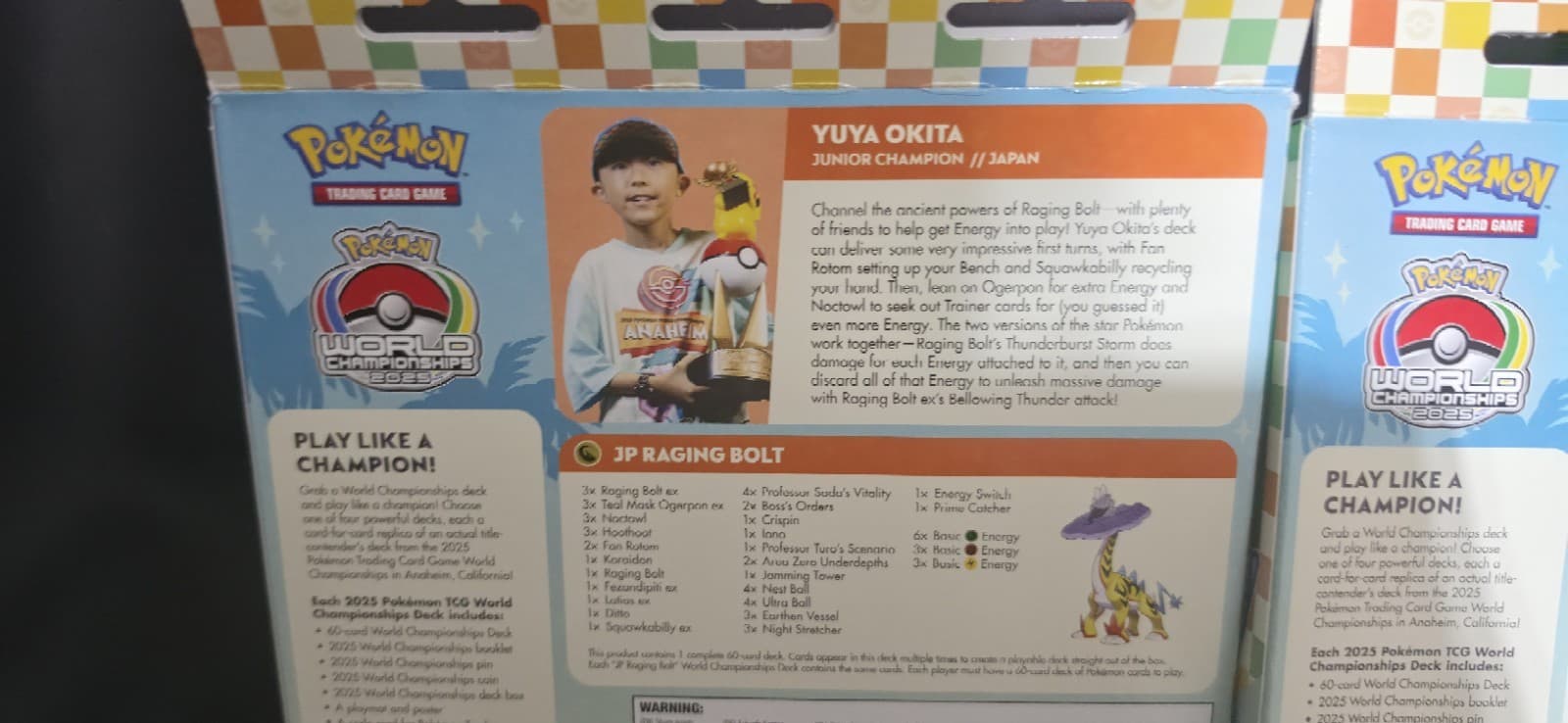 Pokemon 2025 World Championships Deck YuYa OKita, Liao FU GUAN - Thumbnail 4