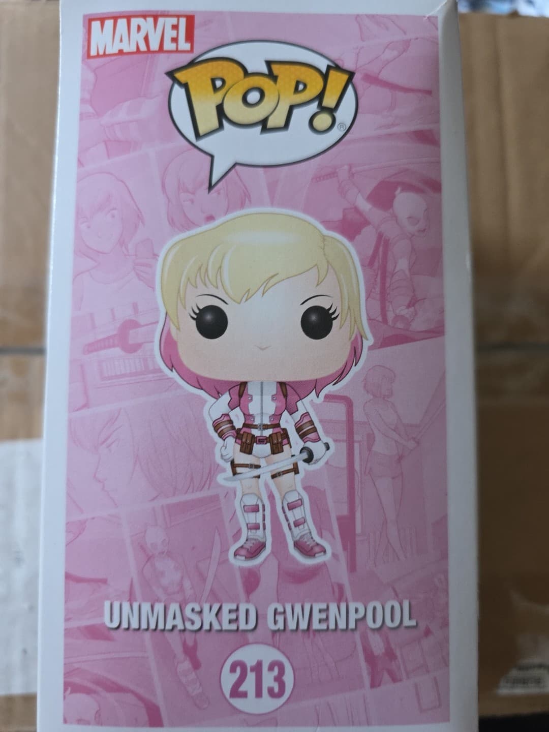 Funko Pop! Vinyl: Marvel - Gwenpool (Unmasked) - Walgreens (Exclusive) #213 - Thumbnail 4