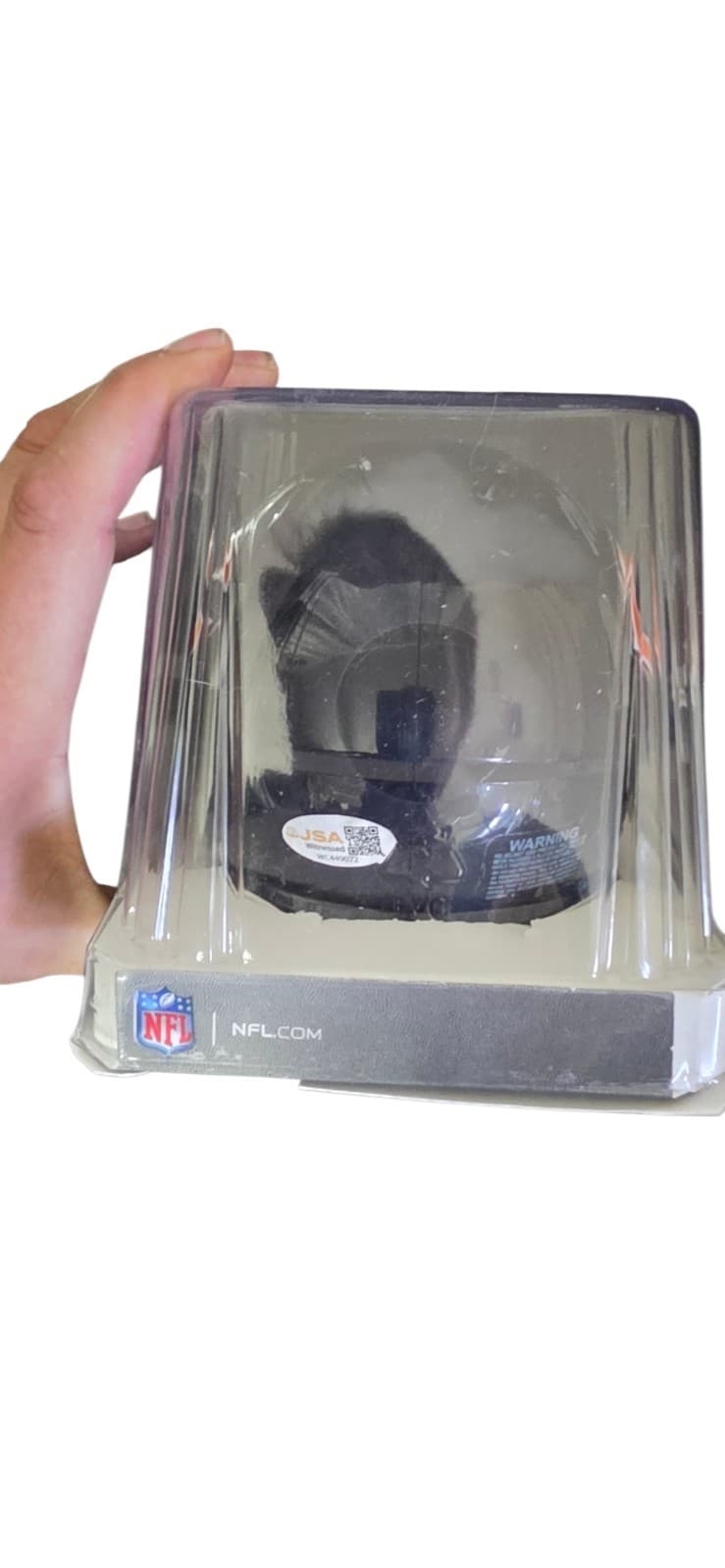 Mike Singletary Signed Autographed Chicago Bears Speed Mini Helmet JSA Wit. COA - Thumbnail 5