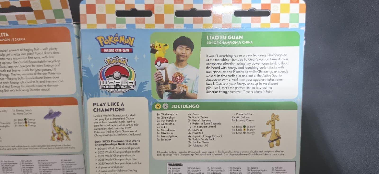 Pokemon 2025 World Championships Deck YuYa OKita, Liao FU GUAN - Thumbnail 5