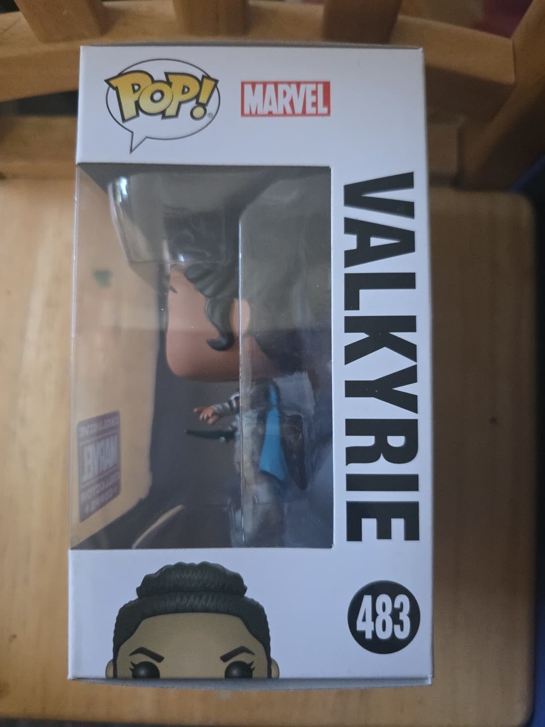 Funko Pop! Marvel Valkyrie #483 Marvel Collector Corps Exclusive Vaulted Figure - Thumbnail 2