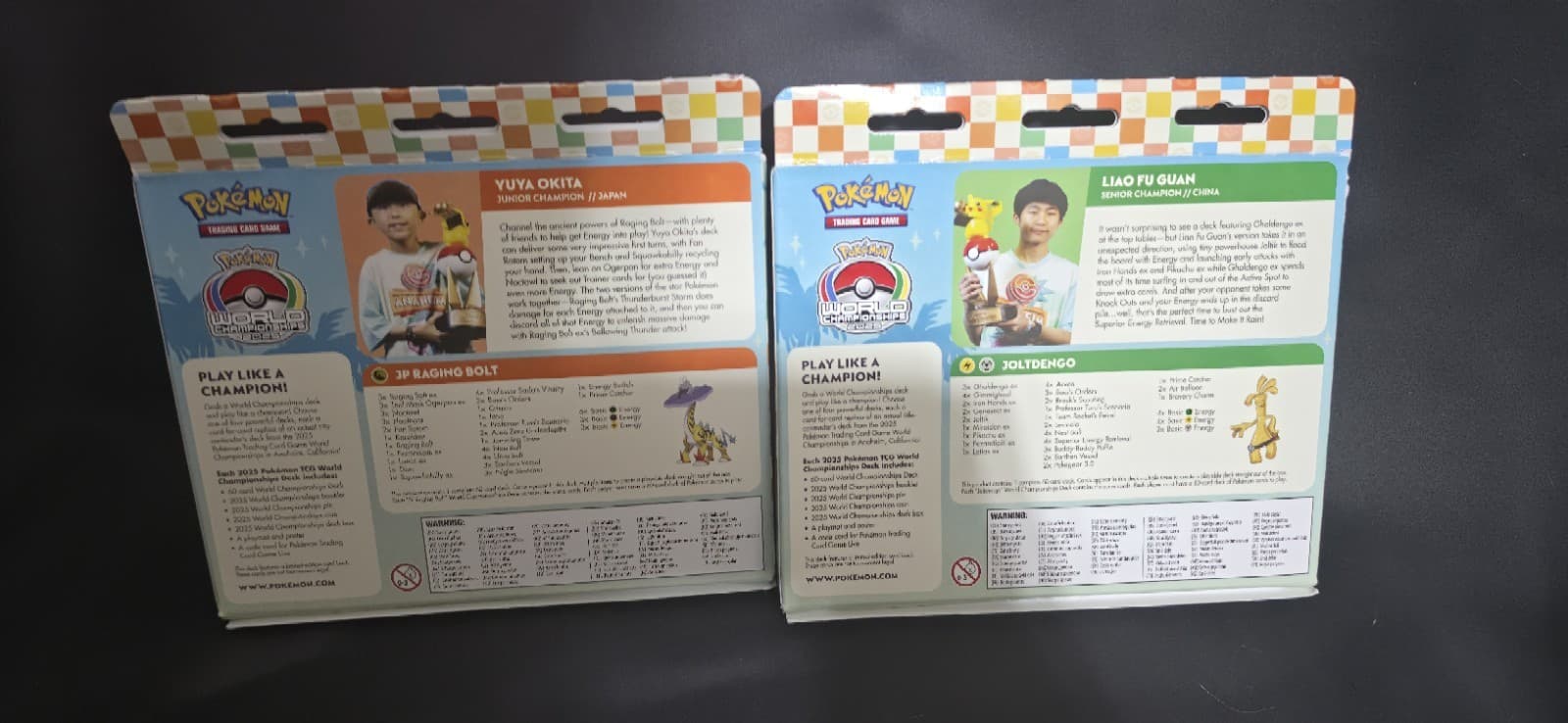 Pokemon 2025 World Championships Deck YuYa OKita, Liao FU GUAN - Thumbnail 6