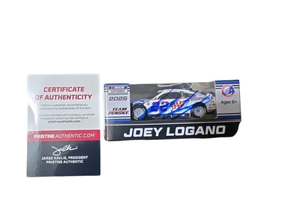 Joey Logano Signed 2025 #22 AAA Insurance Texas Win 1:64 Diecast (PA) - Thumbnail 4