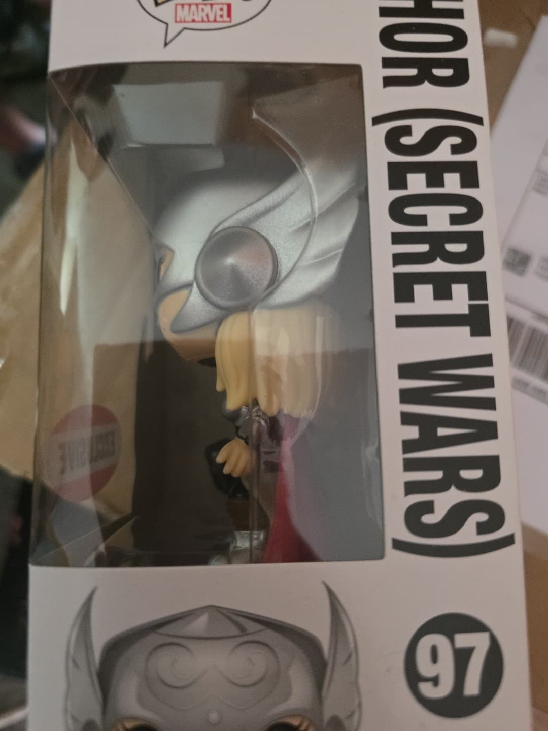 Funko Pop! Thor Secret Wars 97 Marvel Collector Corps Exclusive Comics Vinyl Toy - Thumbnail 2