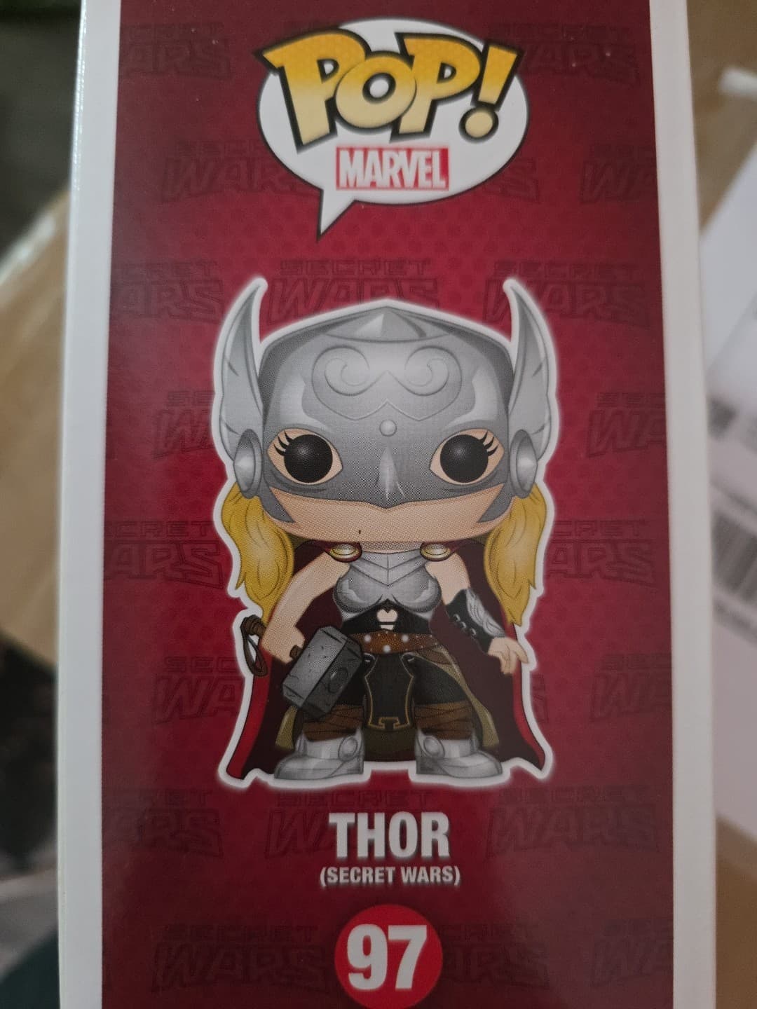 Funko Pop! Thor Secret Wars 97 Marvel Collector Corps Exclusive Comics Vinyl Toy - Thumbnail 4