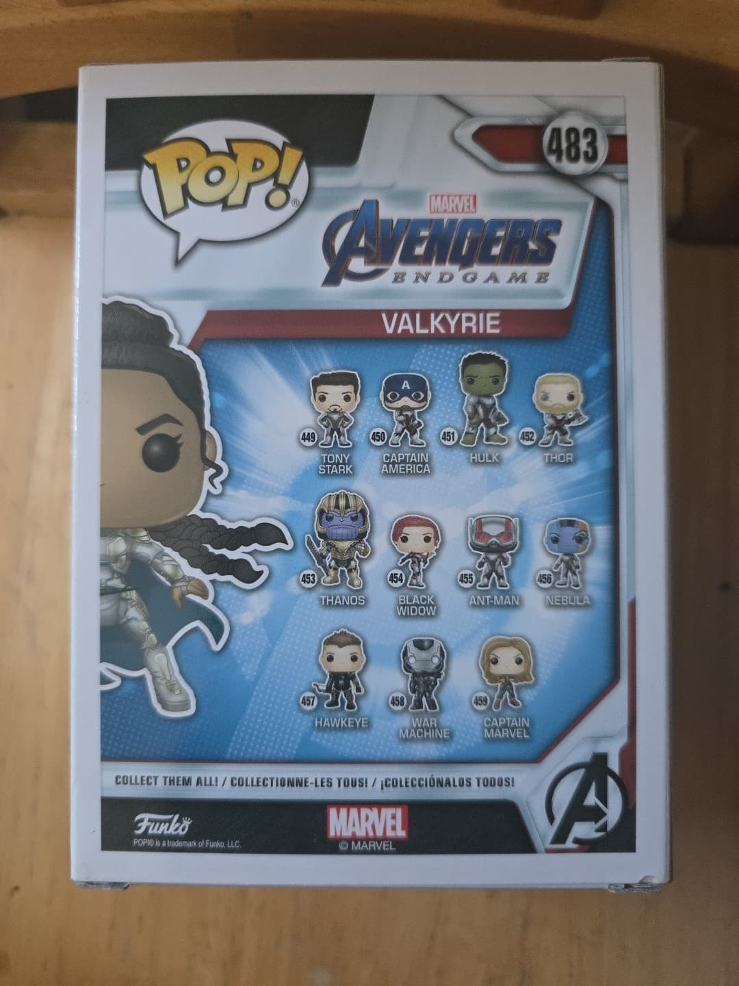 Funko Pop! Marvel Valkyrie #483 Marvel Collector Corps Exclusive Vaulted Figure - Thumbnail 3