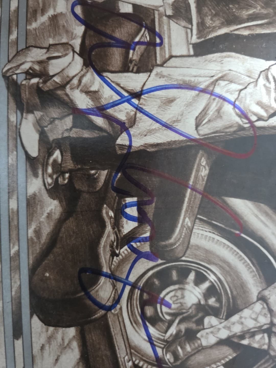 Alice Cooper's Greatest Hits Autographed Vinyl Becket Witnessed - Thumbnail 5