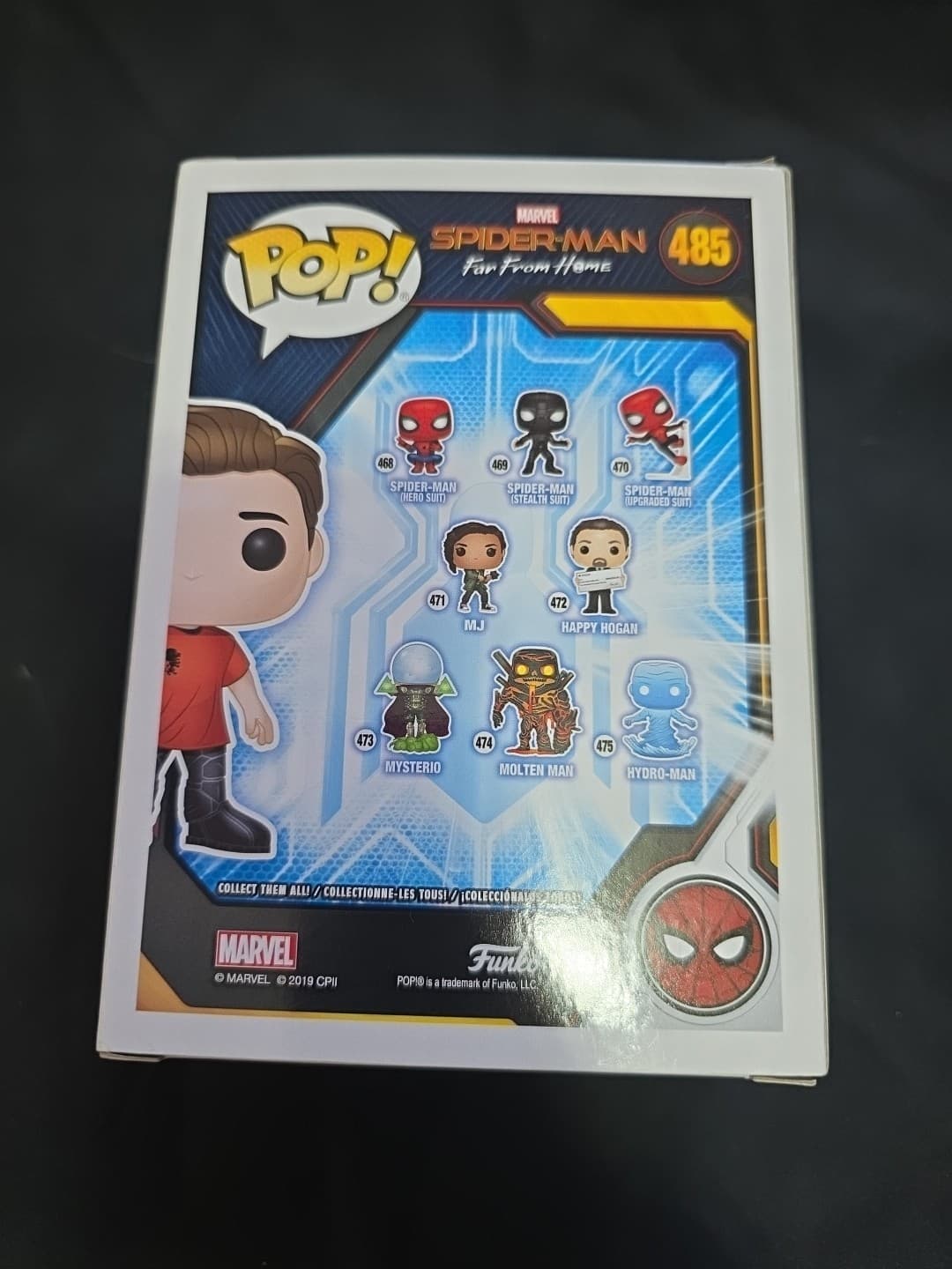 Funko Pop Marvel Far From Home Spider-Man Borrowed Jersey #485 - Thumbnail 3