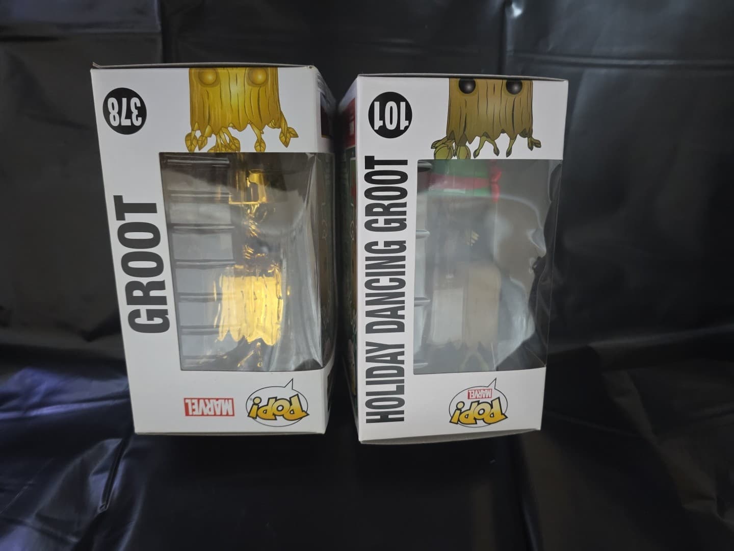 Funko Pop! Vinyl: Marvel - Groot #378 And Holiday Dancing Groot #101 - Thumbnail 4