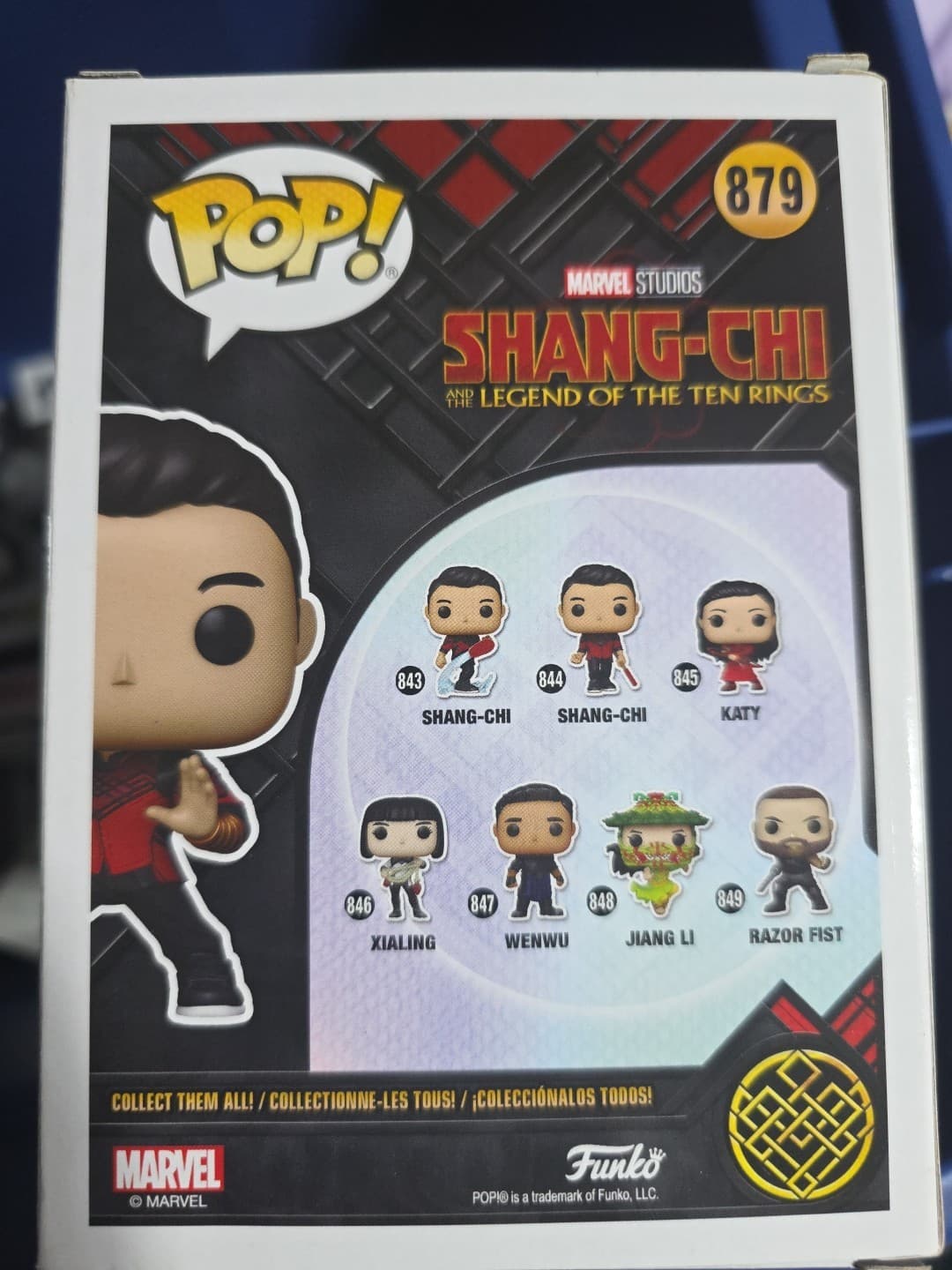 Funko POP! Shang-Chi #879 Marvel Collector Corps Exclusive Ten Rings Nonmint Box - Thumbnail 3