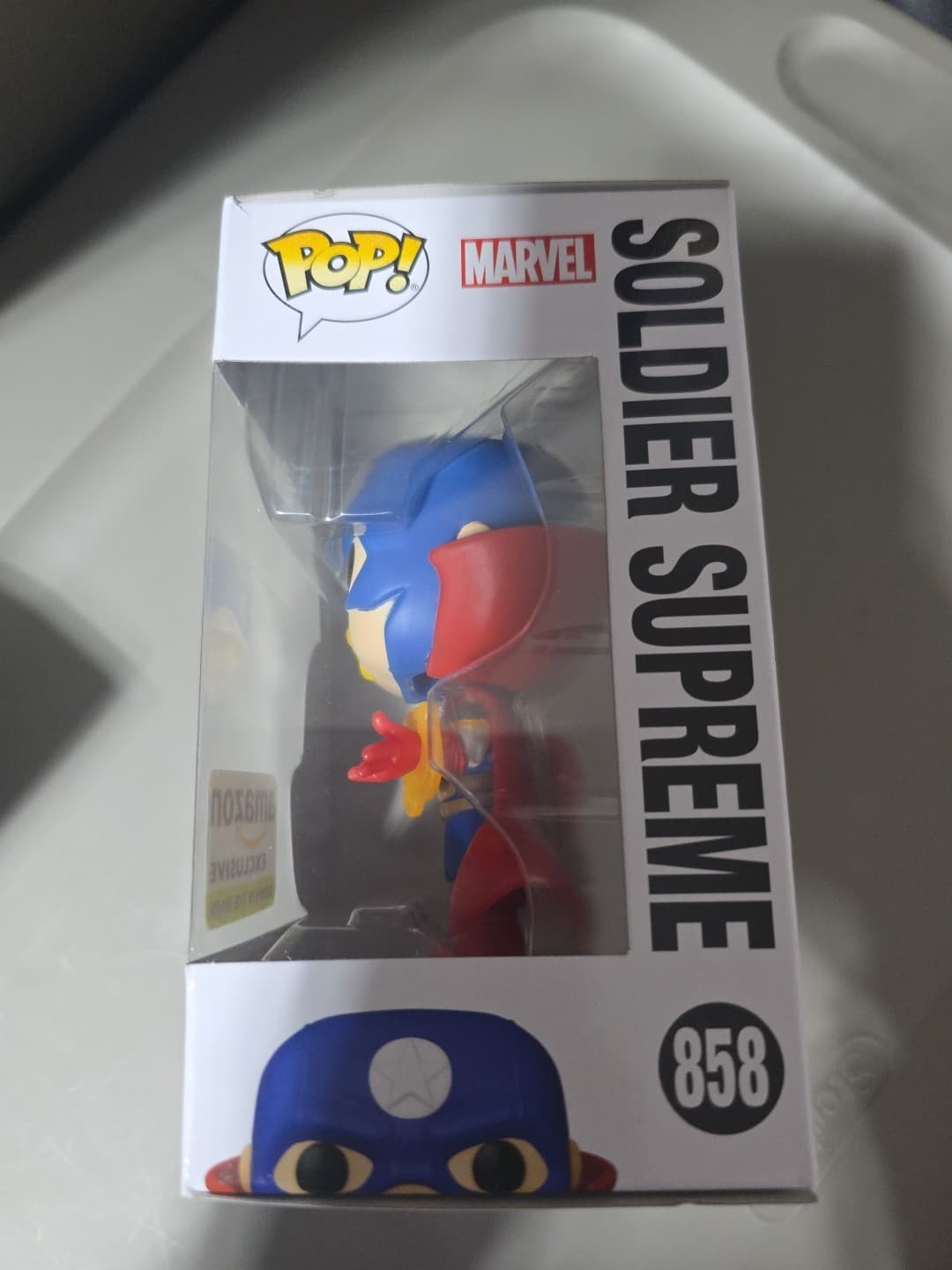 Funko Pop! Vinyl: Marvel - Soldier Supreme (Glows in the Dark) - Amazon... - Thumbnail 2
