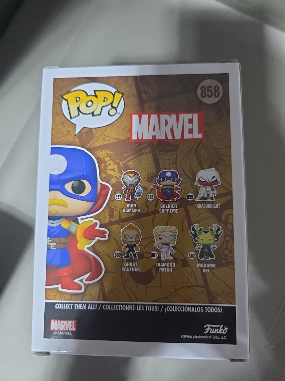 Funko Pop! Vinyl: Marvel - Soldier Supreme (Glows in the Dark) - Amazon... - Thumbnail 3
