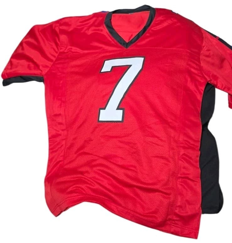 Michael Vick / Autographed Atlanta Falcons Red Custom Football Jersey / JSA - Thumbnail 3