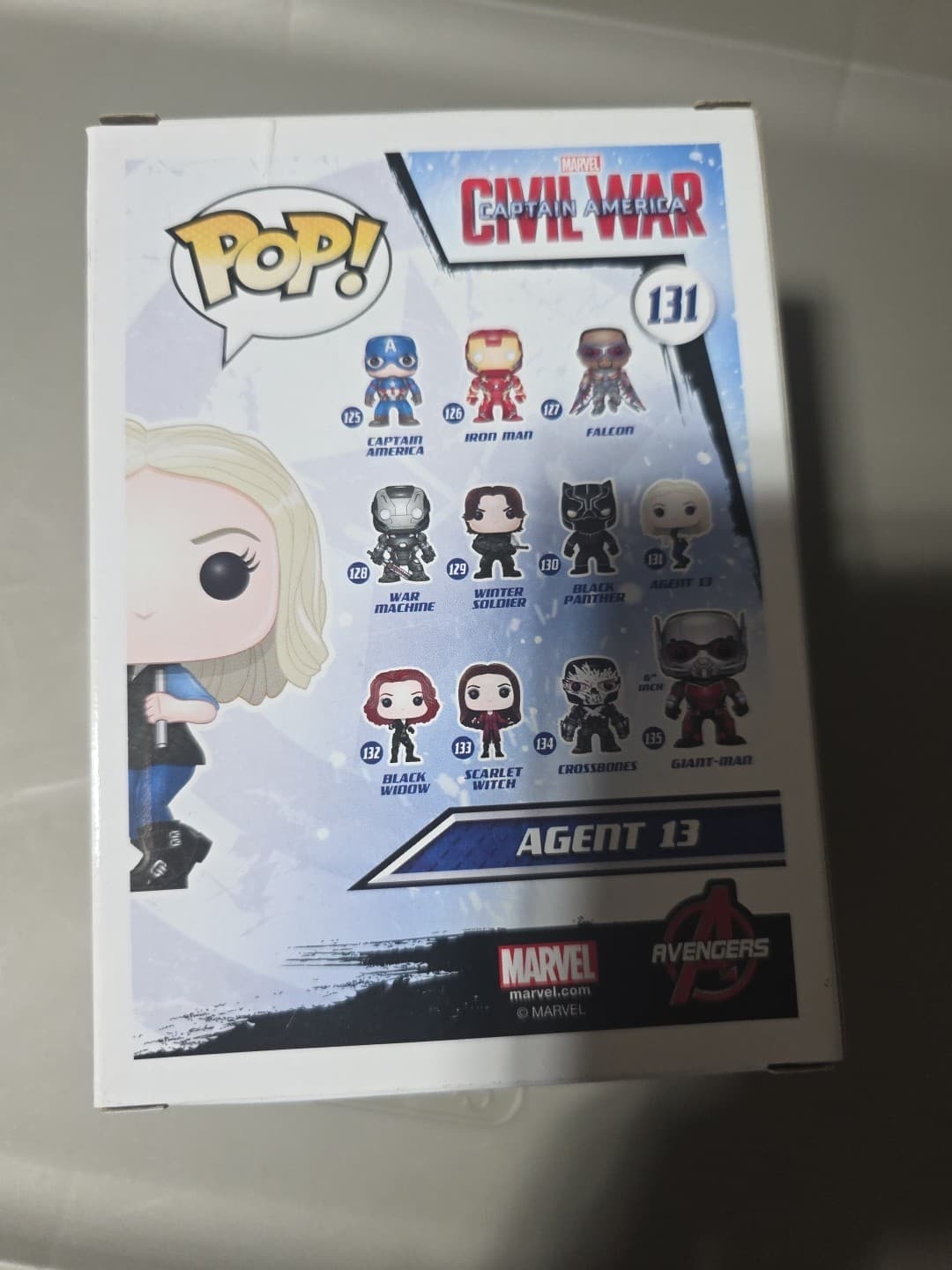 Funko Pop! Vinyl: Marvel - Agent 13 #131 - Thumbnail 3