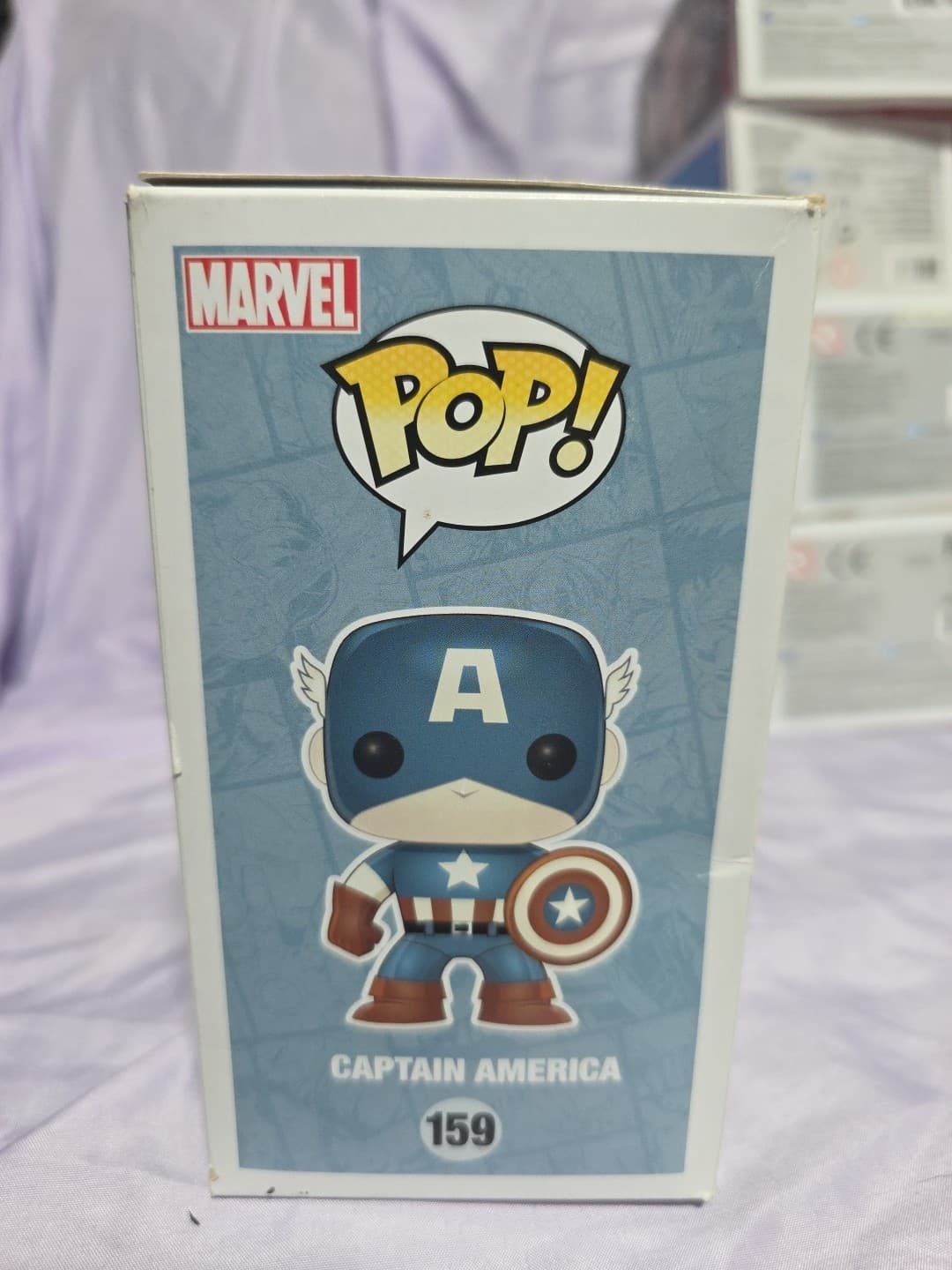 Funko Pop! Vinyl: Marvel - Captain America - (Sepia) - Amazon (Exclusive) #159 - Thumbnail 4
