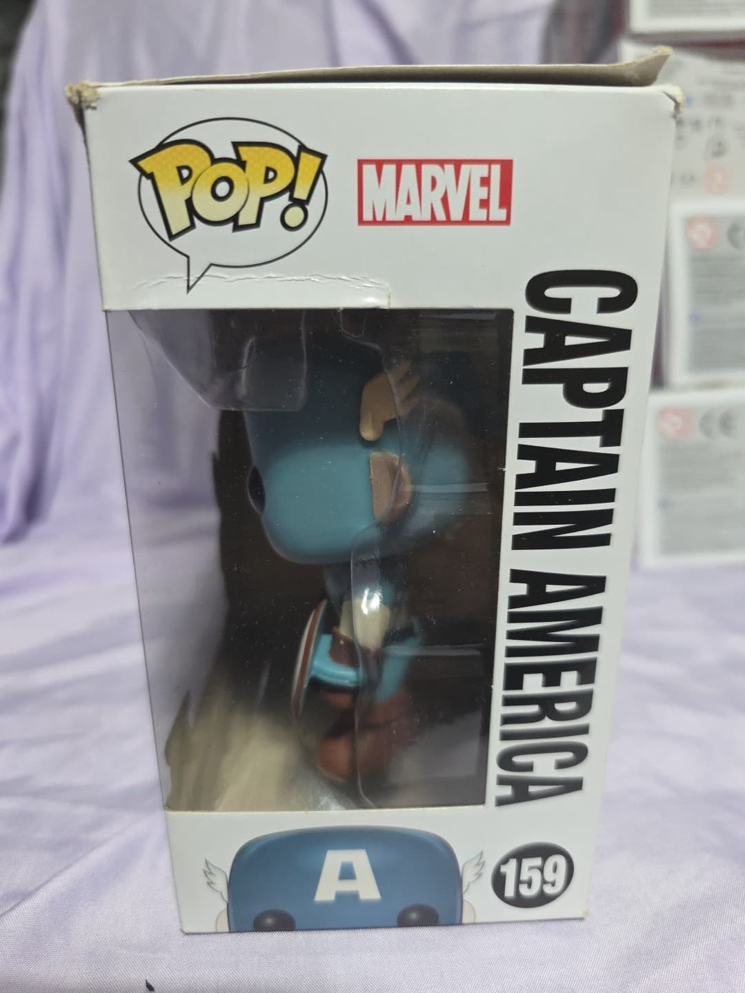 Funko Pop! Vinyl: Marvel - Captain America - (Sepia) - Amazon (Exclusive) #159 - Thumbnail 2