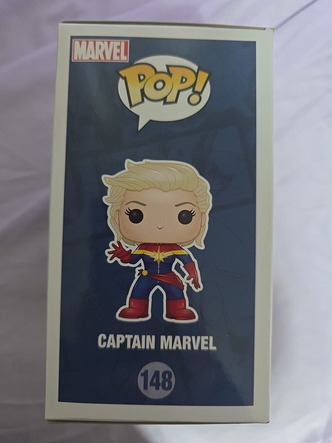 Funko Pop! Vinyl: Marvel - Captain Marvel - (Unmasked) #148 - Thumbnail 4