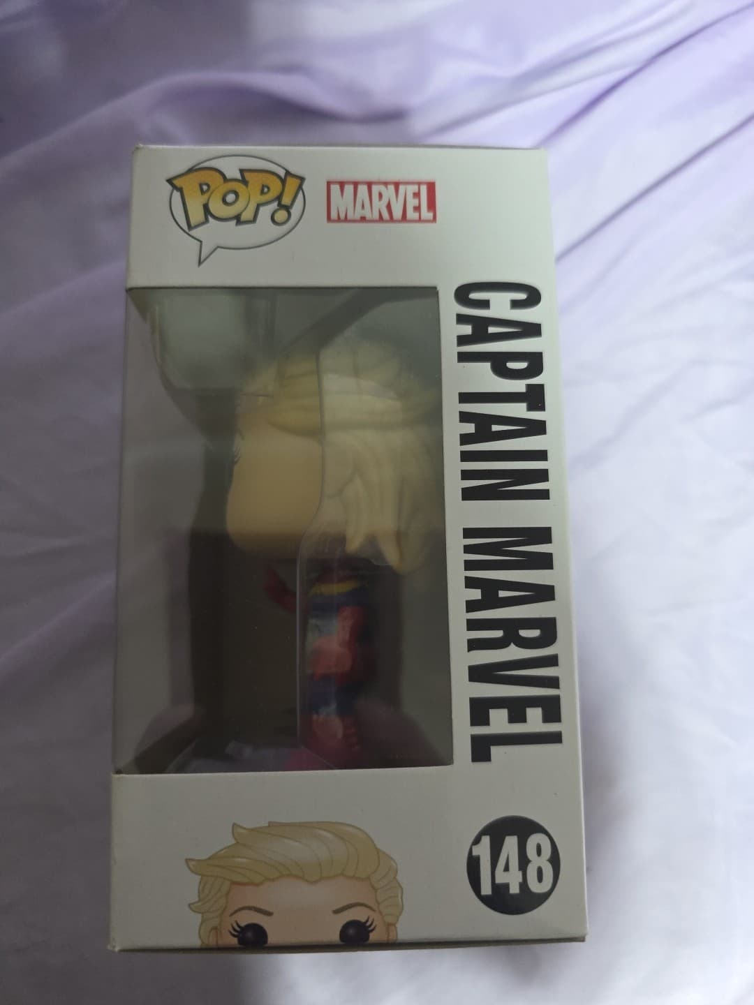 Funko Pop! Vinyl: Marvel - Captain Marvel - (Unmasked) #148 - Thumbnail 2
