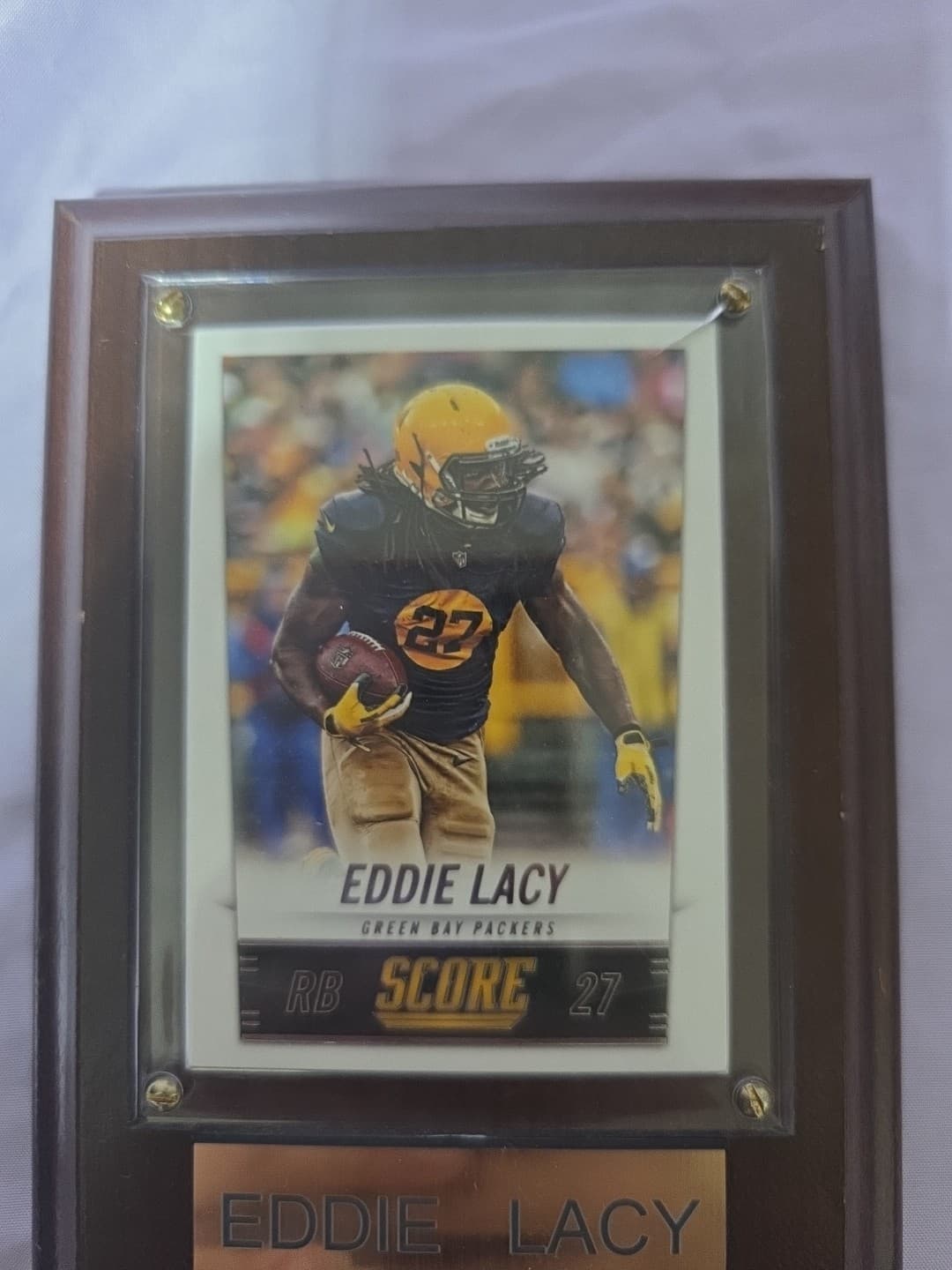 Eddie Lacy Card Framed - Thumbnail 3