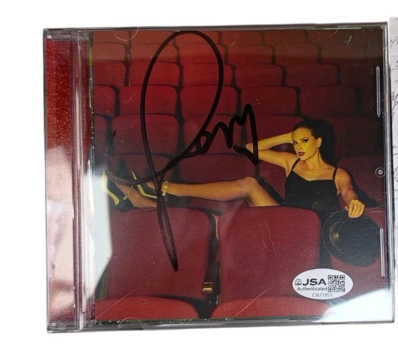 Taylor Swift The Life Of A Showgirl Signed Insert Authenticated By JSA - Thumbnail 2