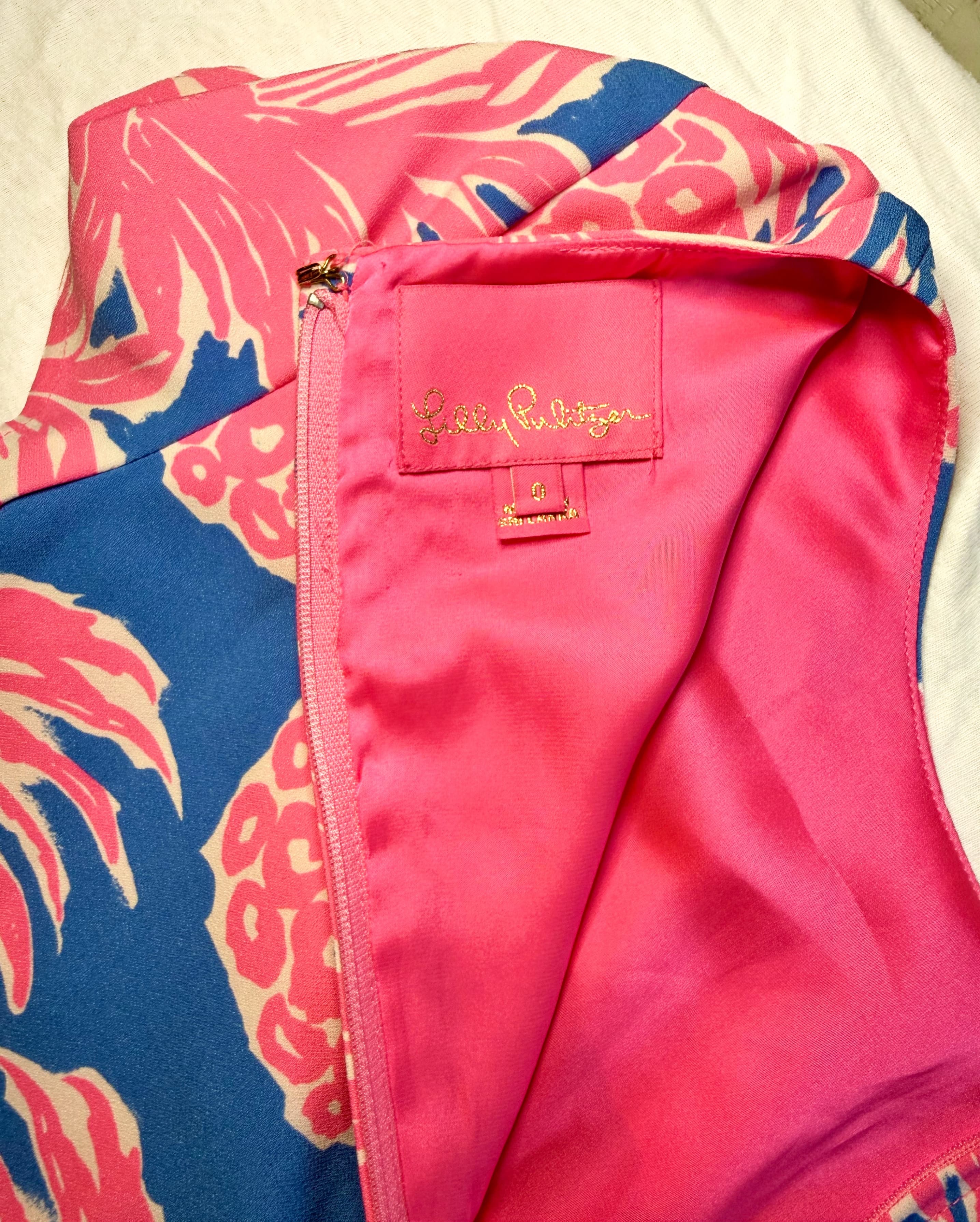 Lilly Pulitzer Blanca Stretch Romper Dress Womens Size 0 Tropical Pineapple - Thumbnail 6