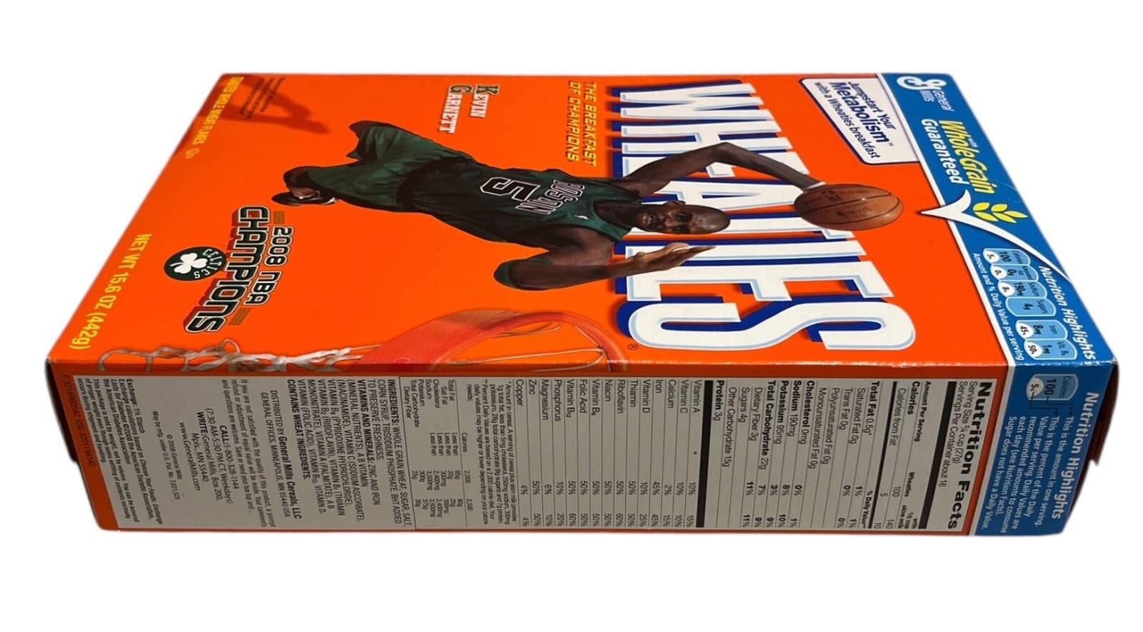 2008 NBA Champion Kevin Garnet Wheaties Box January 10, 2019 - Thumbnail 4