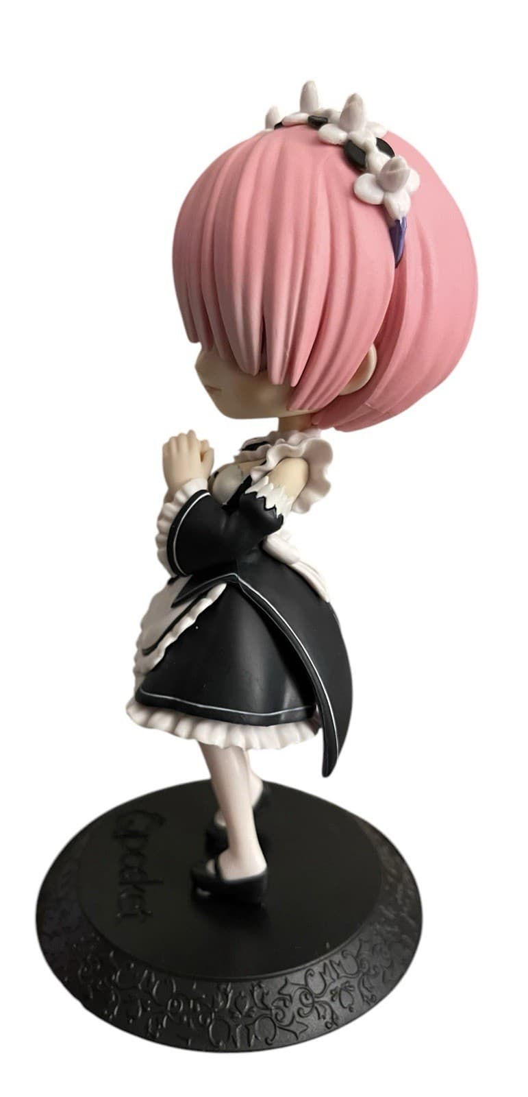 Maid Ram Q Posket Figure Original Color Ver A Black QPosket Banpresto Re:Zero - Thumbnail 2
