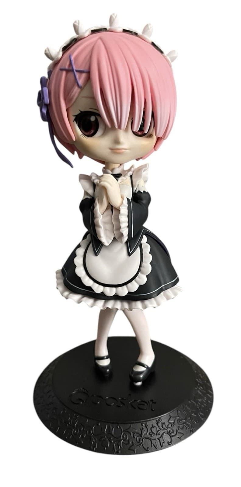Maid Ram Q Posket Figure Original Color Ver A Black QPosket Banpresto Re:Zero - Thumbnail 5