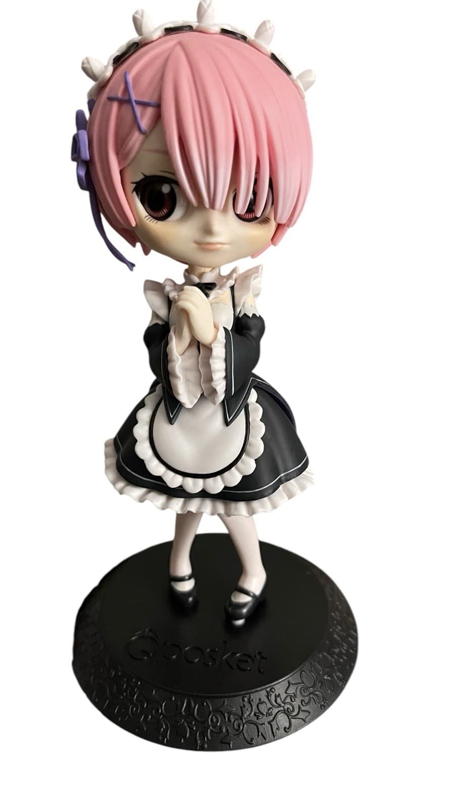 Maid Ram Q Posket Figure Original Color Ver A Black QPosket Banpresto Re:Zero