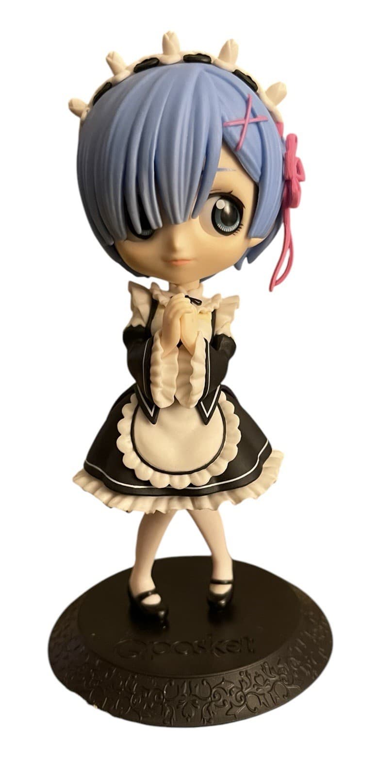 Re:Zero Q Posket Maid Rem Figure Original Color Version A (Black) Banpresto