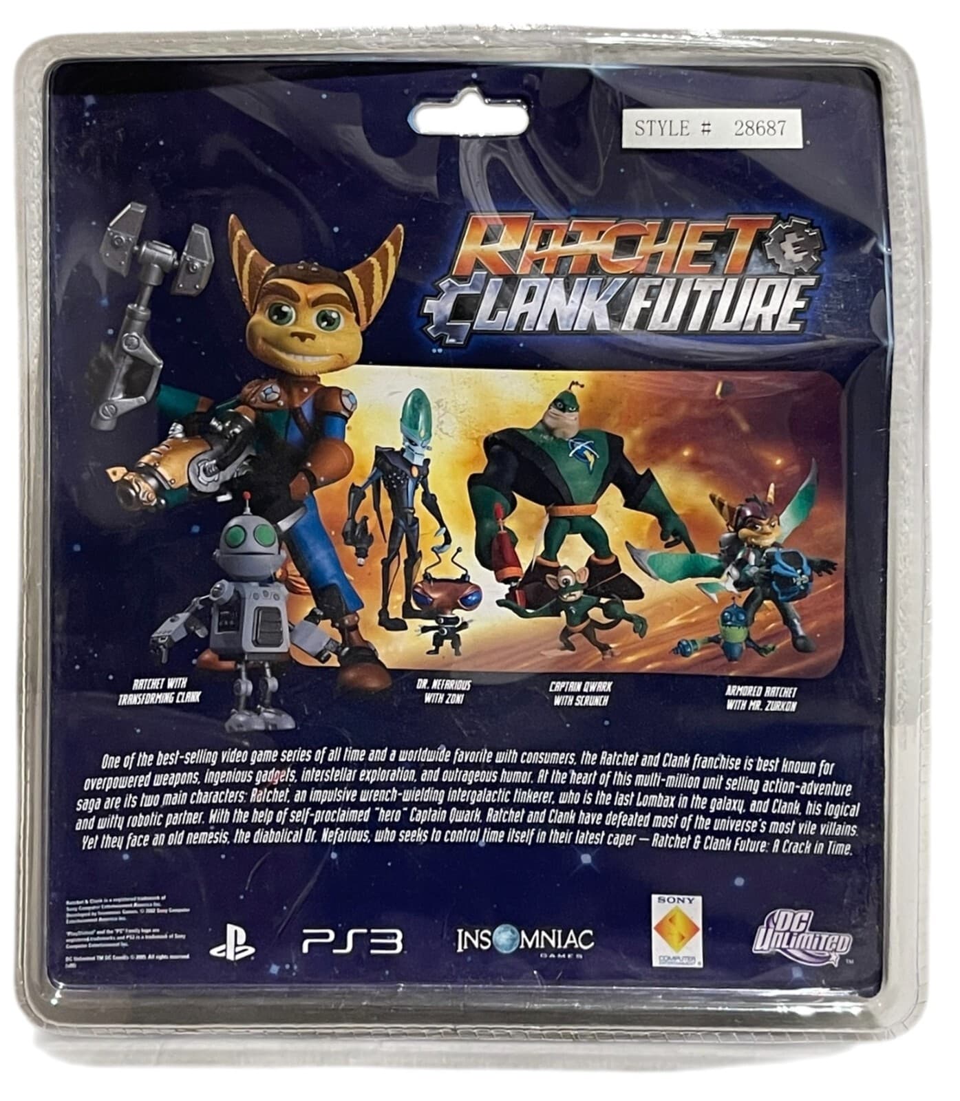 Ratchet & Clank Future DC Direct Armored Ratchet With Mr Zurkon Figure 28687 - Thumbnail 2