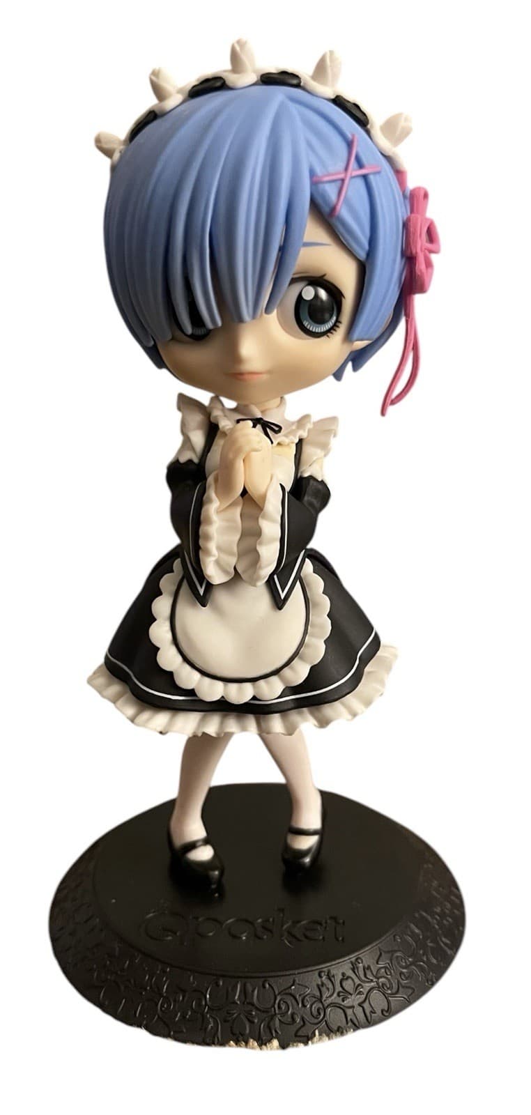 Re:Zero Q Posket Maid Rem Figure Original Color Version A (Black) Banpresto - Thumbnail 5