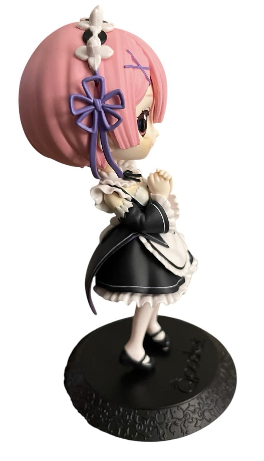 Maid Ram Q Posket Figure Original Color Ver A Black QPosket Banpresto Re:Zero - Thumbnail 4