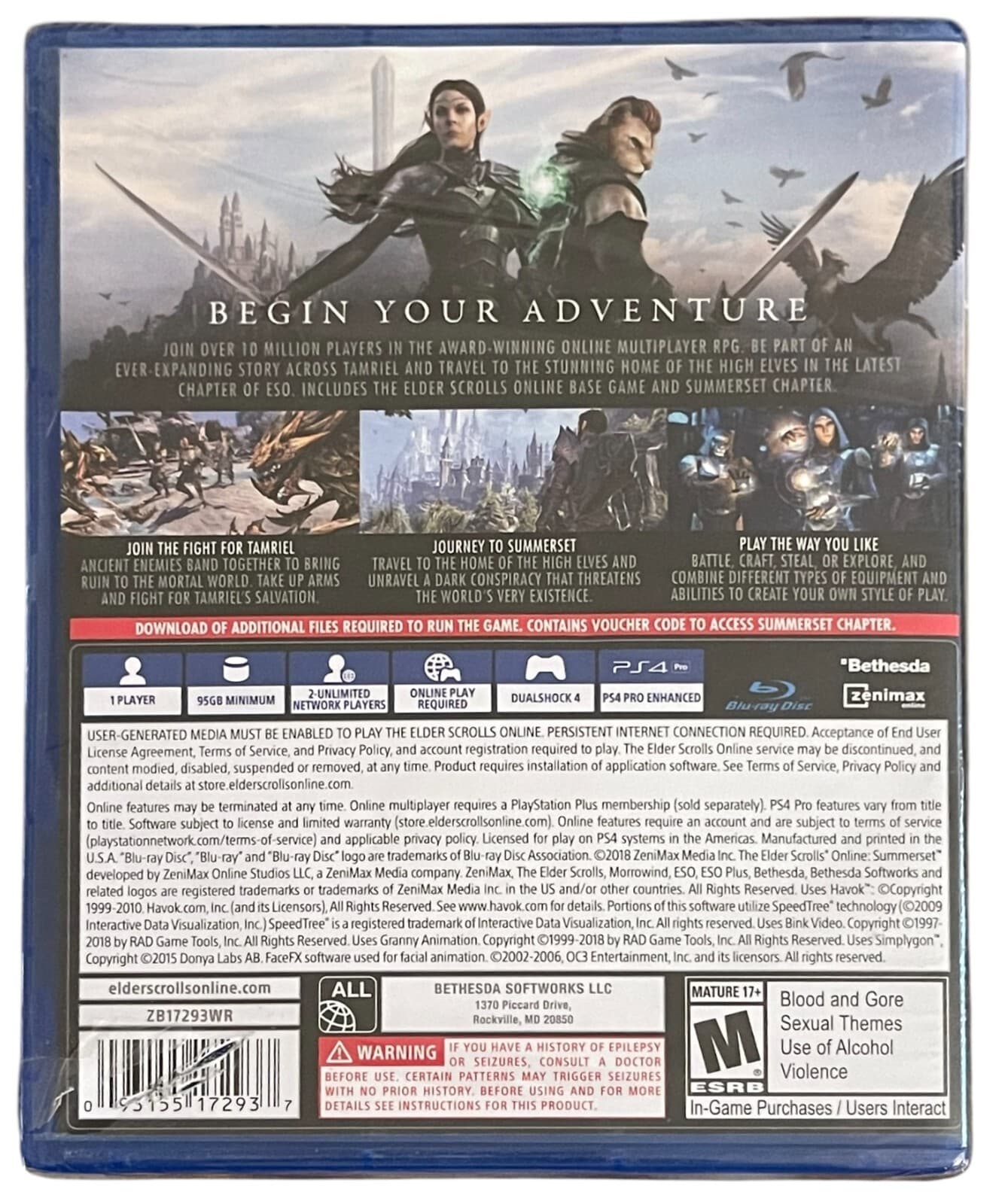 The Elder Scrolls Online: Summerset - PS4 Sony PlayStation 4 (1 Player). - Thumbnail 2