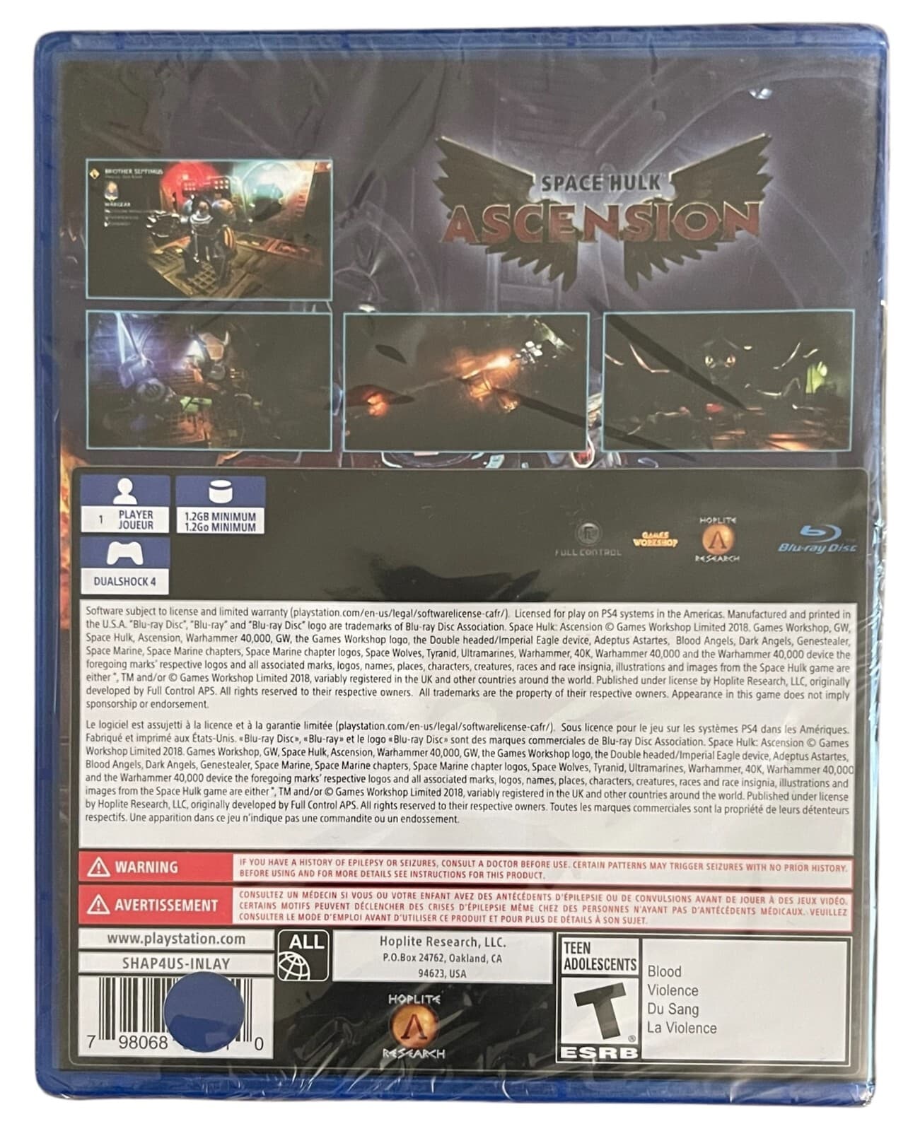 Space Hulk: Ascension - Sony PlayStation 4 ( 1 Player ) PS4. New & Sealed - Thumbnail 2