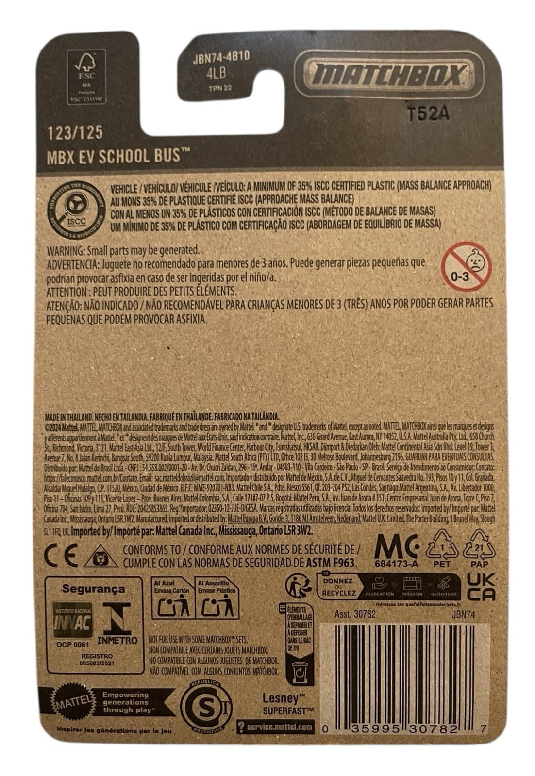 MATCHBOX MBX EV SCHOOL BUS NEW 2025 - Thumbnail 2