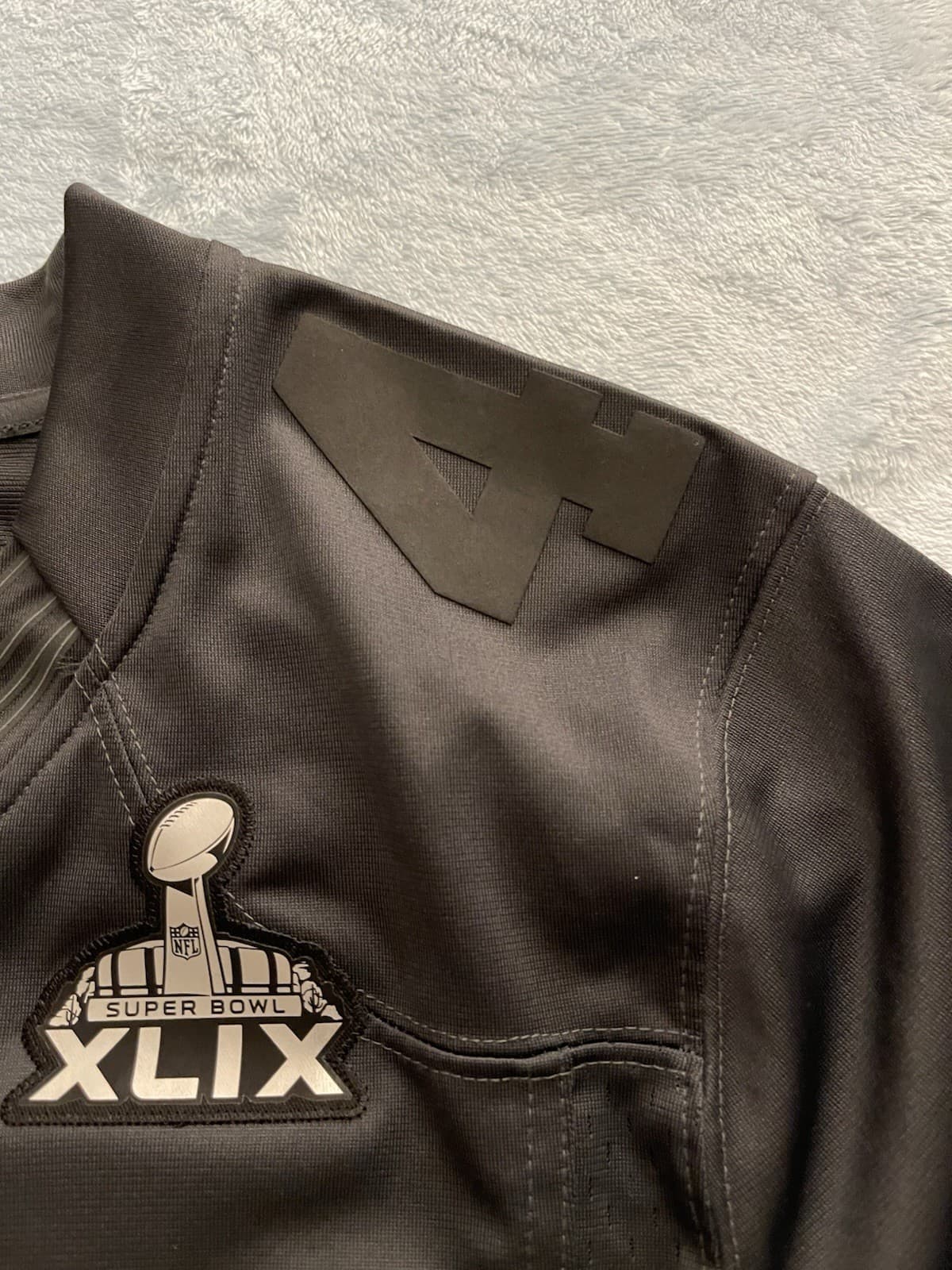 Nike NFL Superbowl XLIX 49 Limited Edition Dark Grey Commemorative Jersey Small - Thumbnail 9