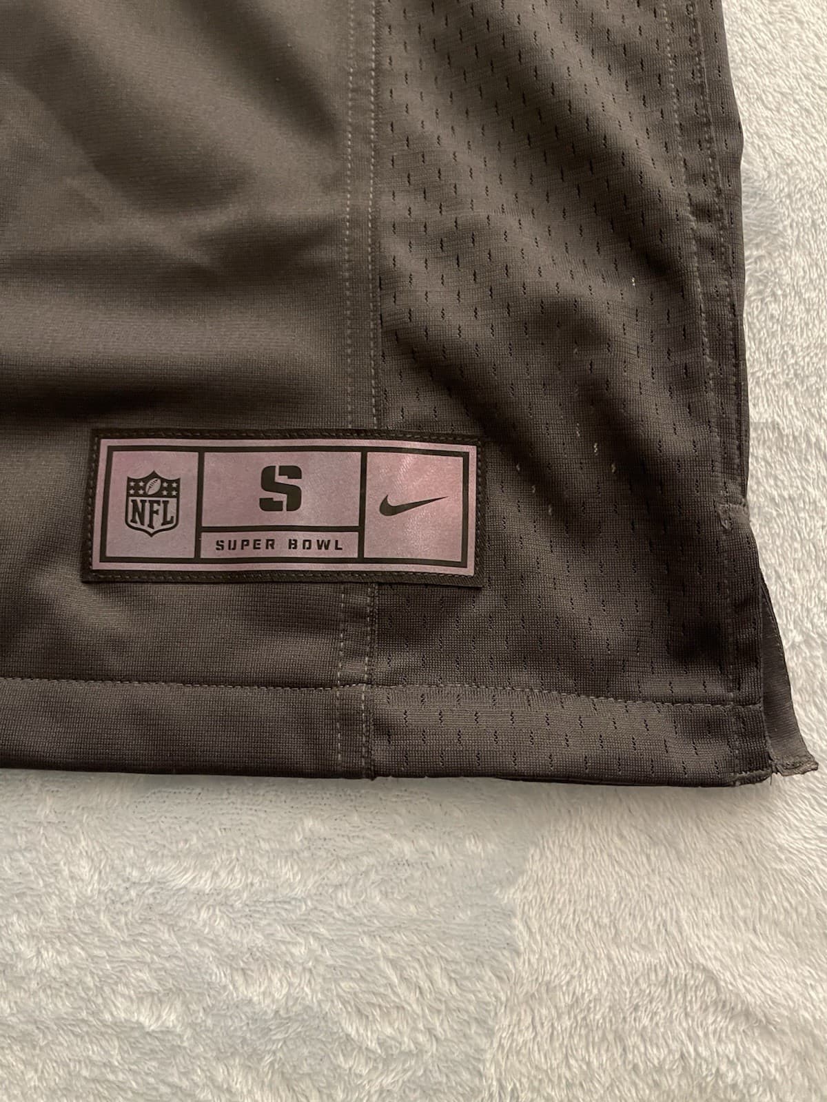 Nike NFL Superbowl XLIX 49 Limited Edition Dark Grey Commemorative Jersey Small - Thumbnail 2