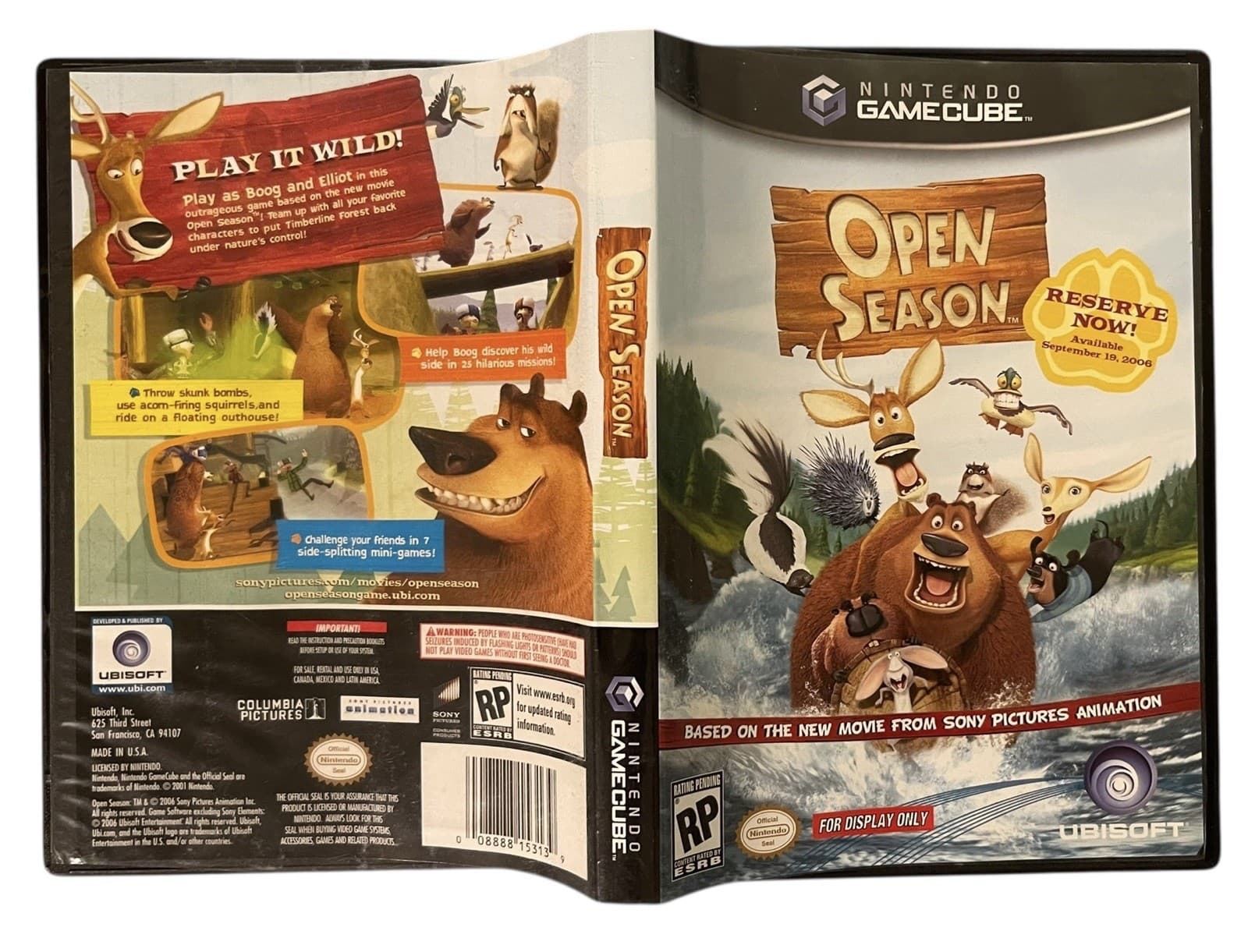 Open Season 2006 Nintendo Gamecube Game - No Manual - Thumbnail 5