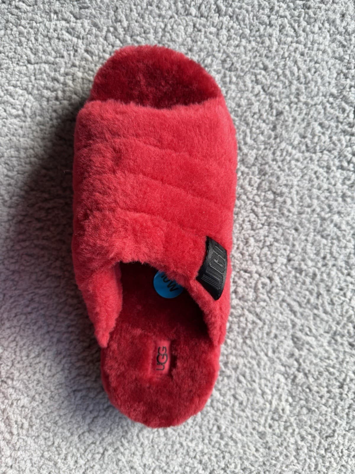 UGG Plush Womens Lamb Slipper Slide Sandals #88276- Ribbon Red - 10W US - Thumbnail 9
