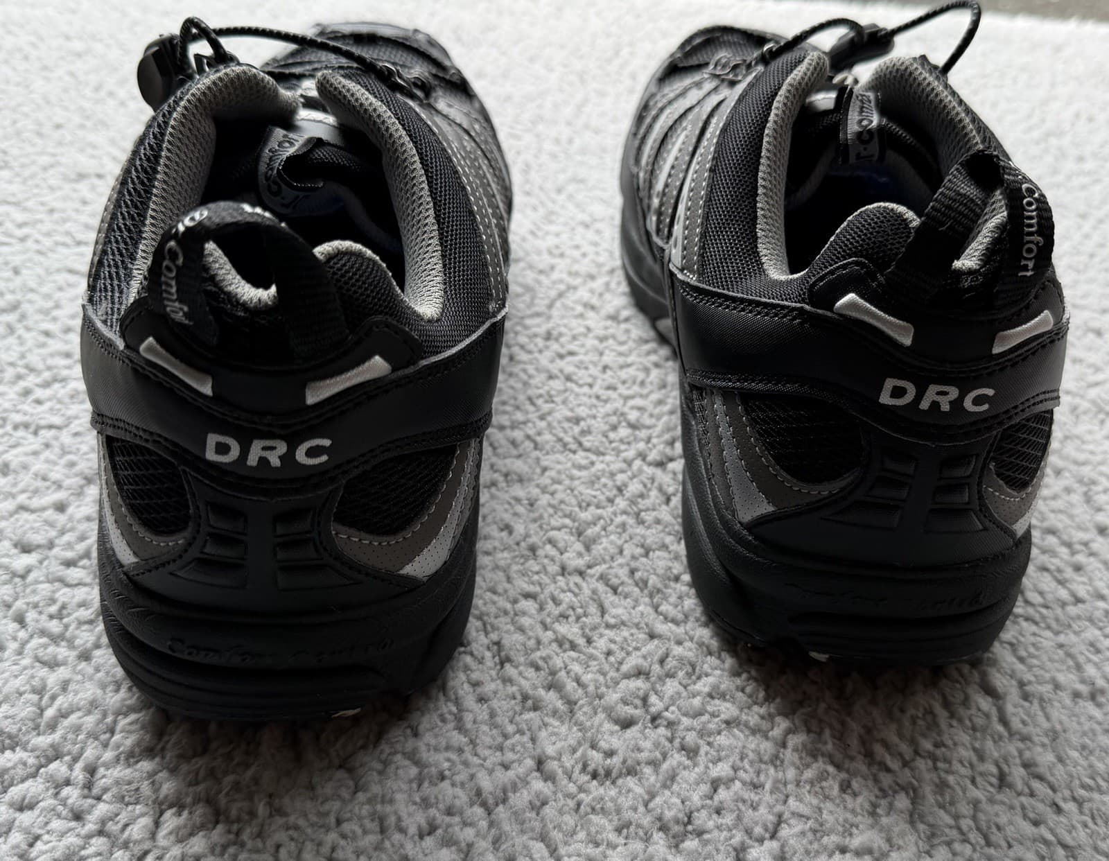 Dr. Comfort 9910 DRC Mesh/Leather Black Walking Sneaker Tennis Shoes Men's 11W - Thumbnail 5
