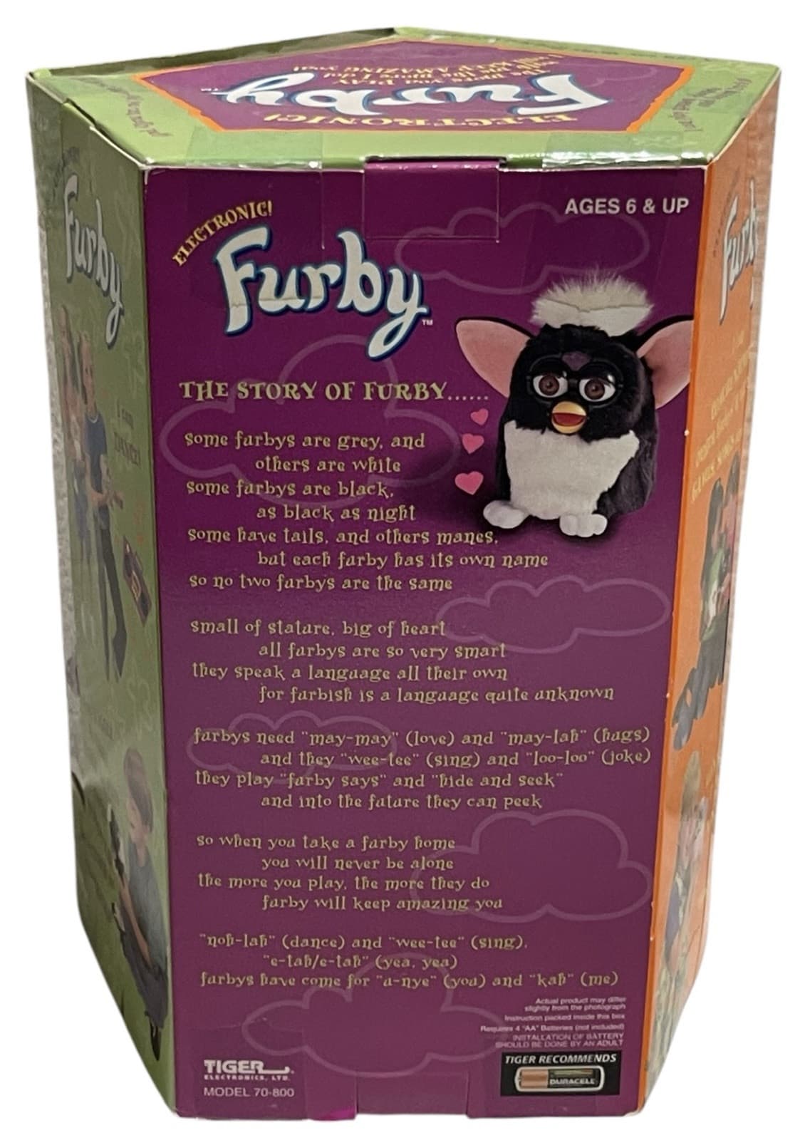 NEW Sealed 1998 Furby SNOWBALL 70-800 White w Pink Ears - Thumbnail 5