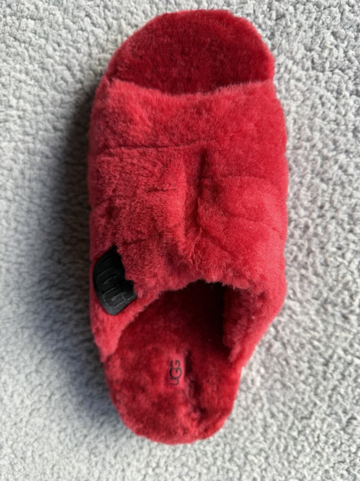 UGG Plush Womens Lamb Slipper Slide Sandals #88276- Ribbon Red - 10W US - Thumbnail 8
