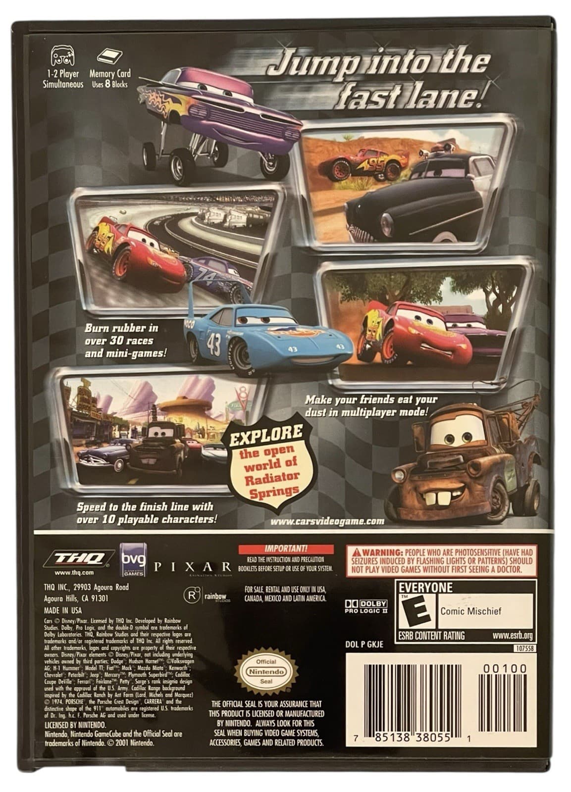Cars (Nintendo GameCube, 2006) - Thumbnail 5