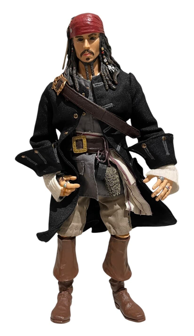 12" Jack Sparrow Pirates of the Caribbean 2006 Action Figure - loose - Thumbnail 4