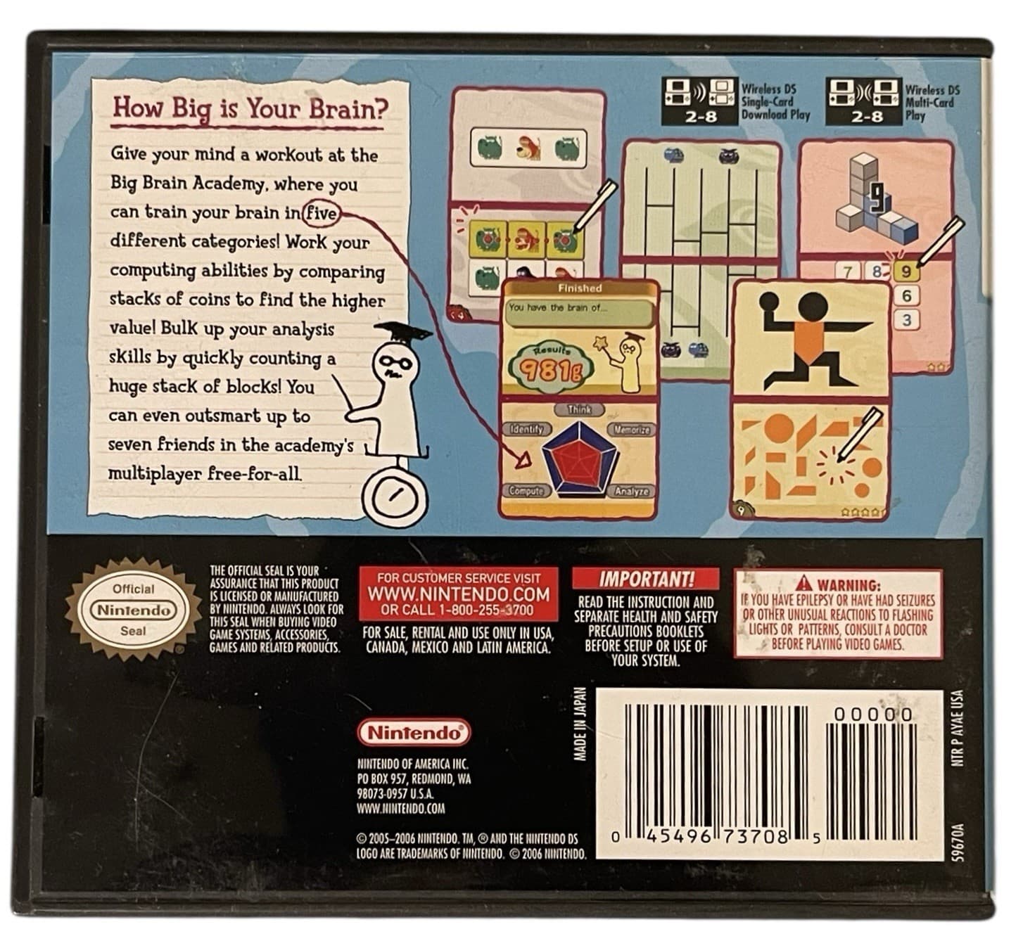 Big Brain Academy (Nintendo DS, 2006) - Thumbnail 3