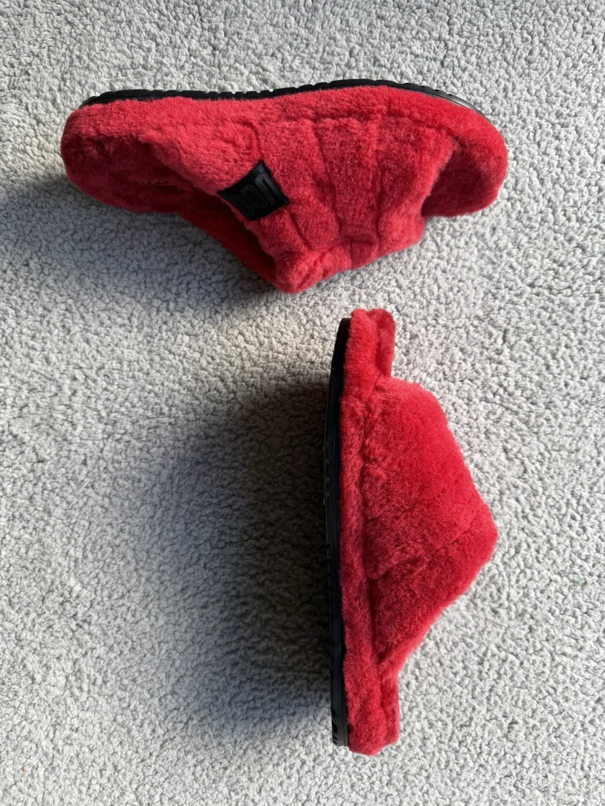 UGG Plush Womens Lamb Slipper Slide Sandals #88276- Ribbon Red - 10W US - Thumbnail 7