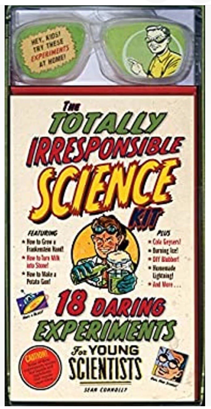 The Totally Irresponsible Science Kit: 18 Daring Experiments for Young Sc NEW