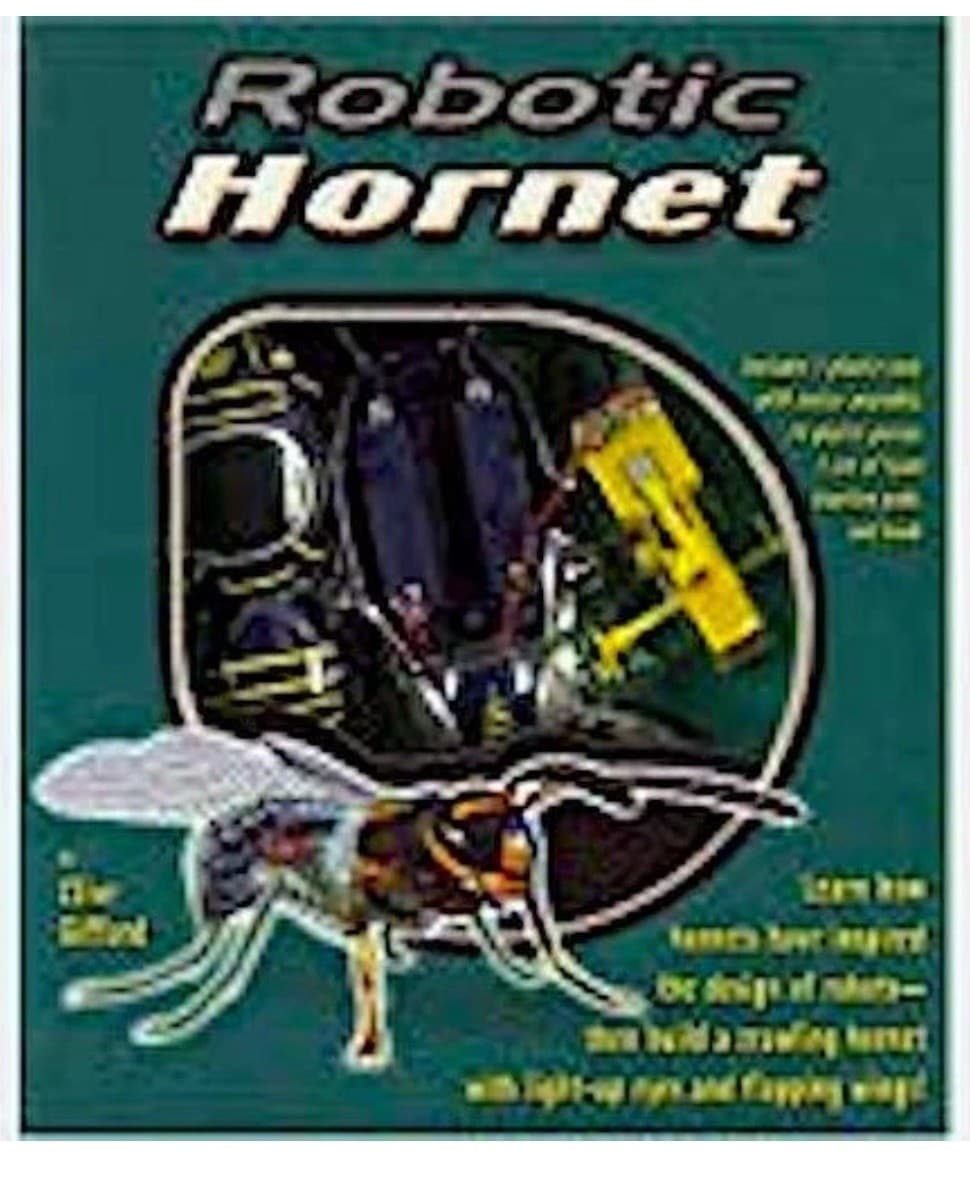 ROBOTIC HORNET by Clive Gifford Build It Yourself Kit Without Book - Thumbnail 3