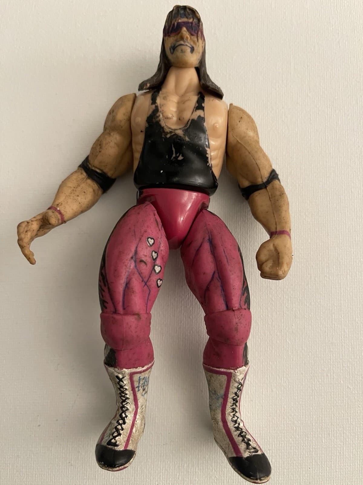 Bret 'The Hitman' Hart - 1996 - Jakks Pacific Wrestling Action Figure WWE